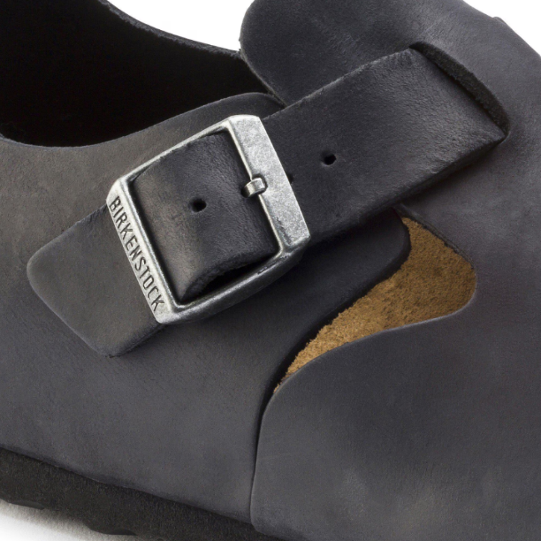 Birkenstock London Oiled Leather Black Regular