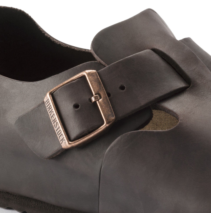 Birkenstock London Oiled Leather Habana Narrow