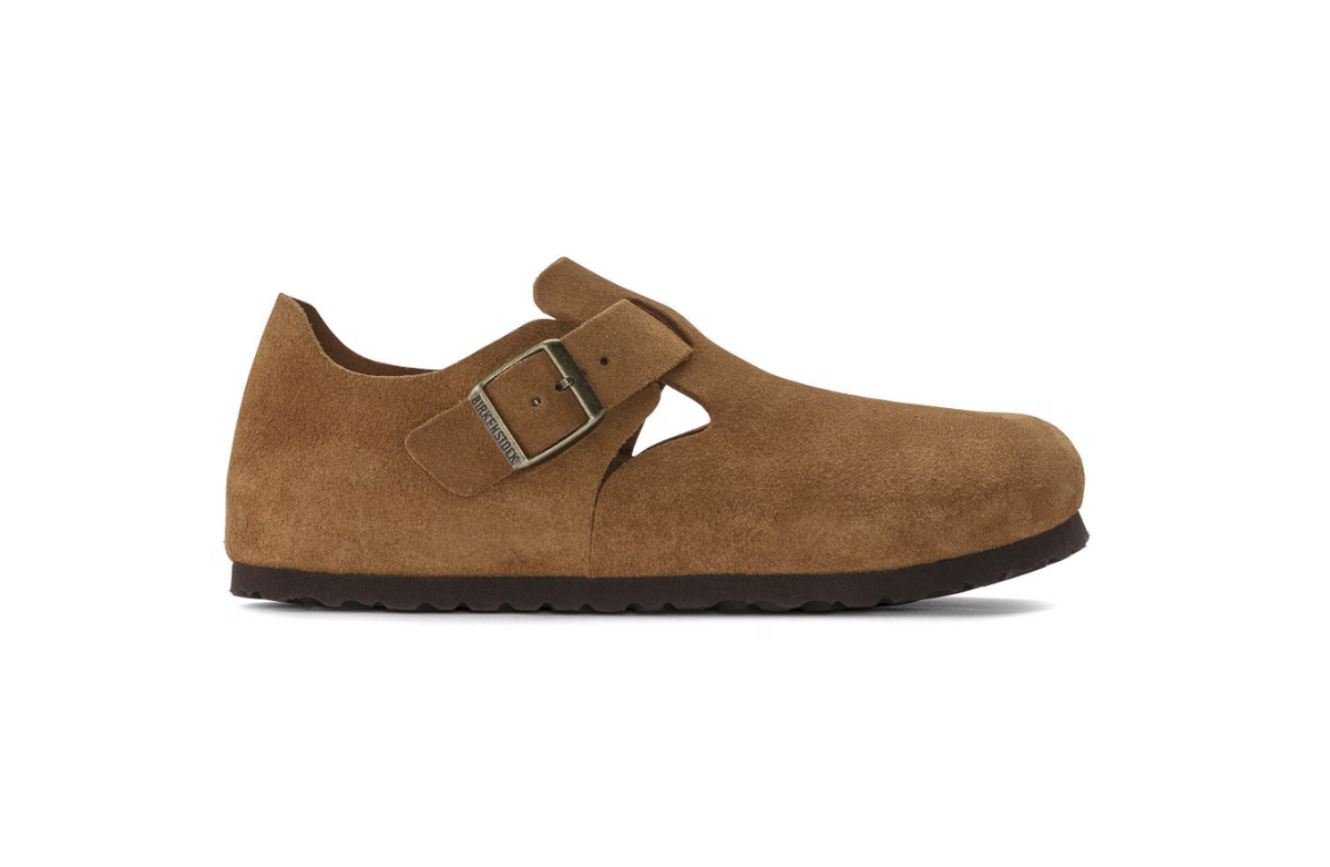 Birkenstock London Suede Leather Mink Regular