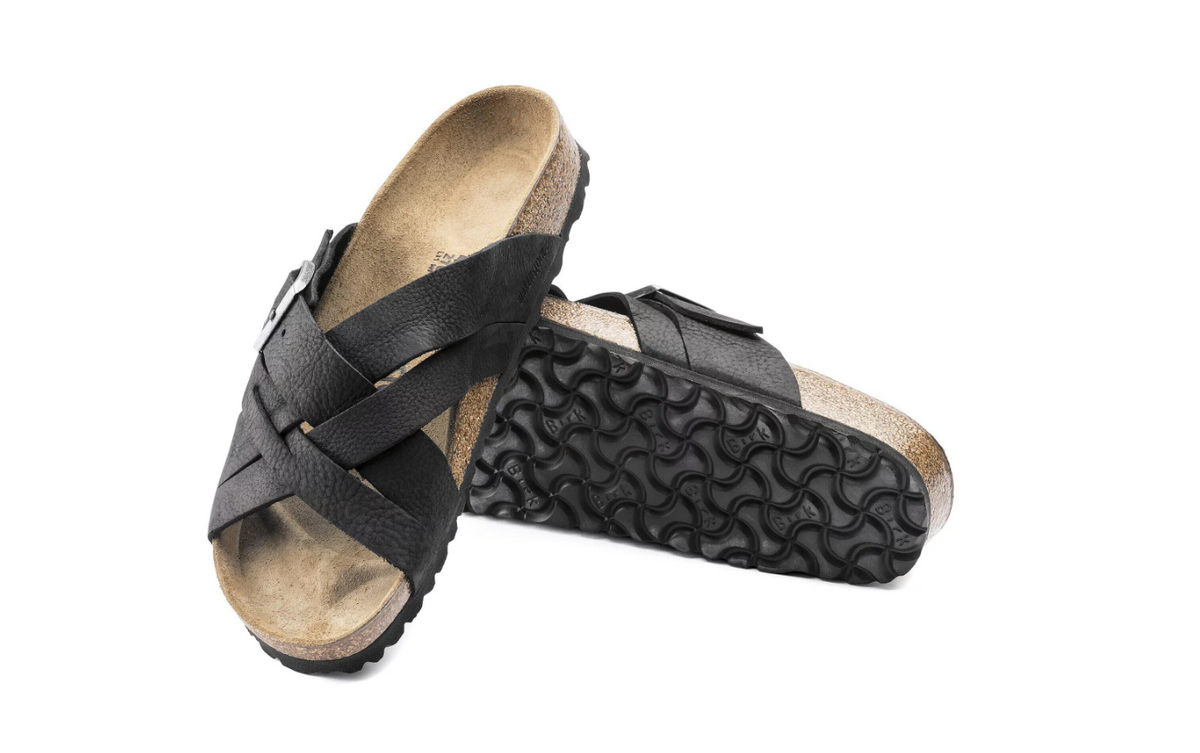 Birkenstock Lugano Oiled Leather Camberra Old Black Regular