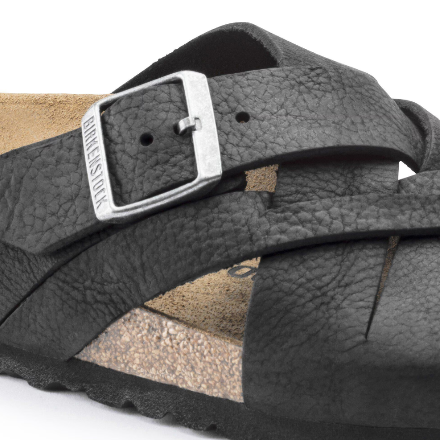 Birkenstock Lugano Oiled Leather Camberra Old Black Regular