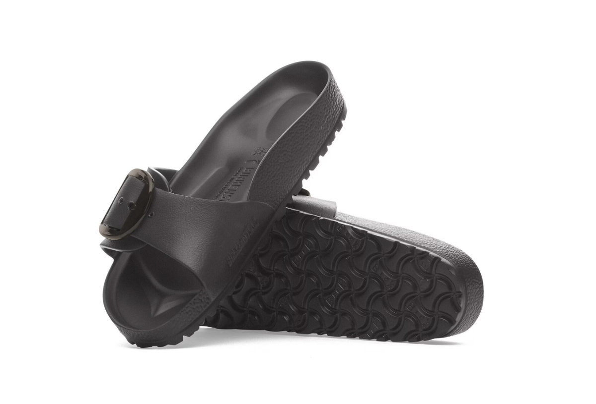 Birkenstock Madrid Big Buckle EVA Sandals Black Narrow