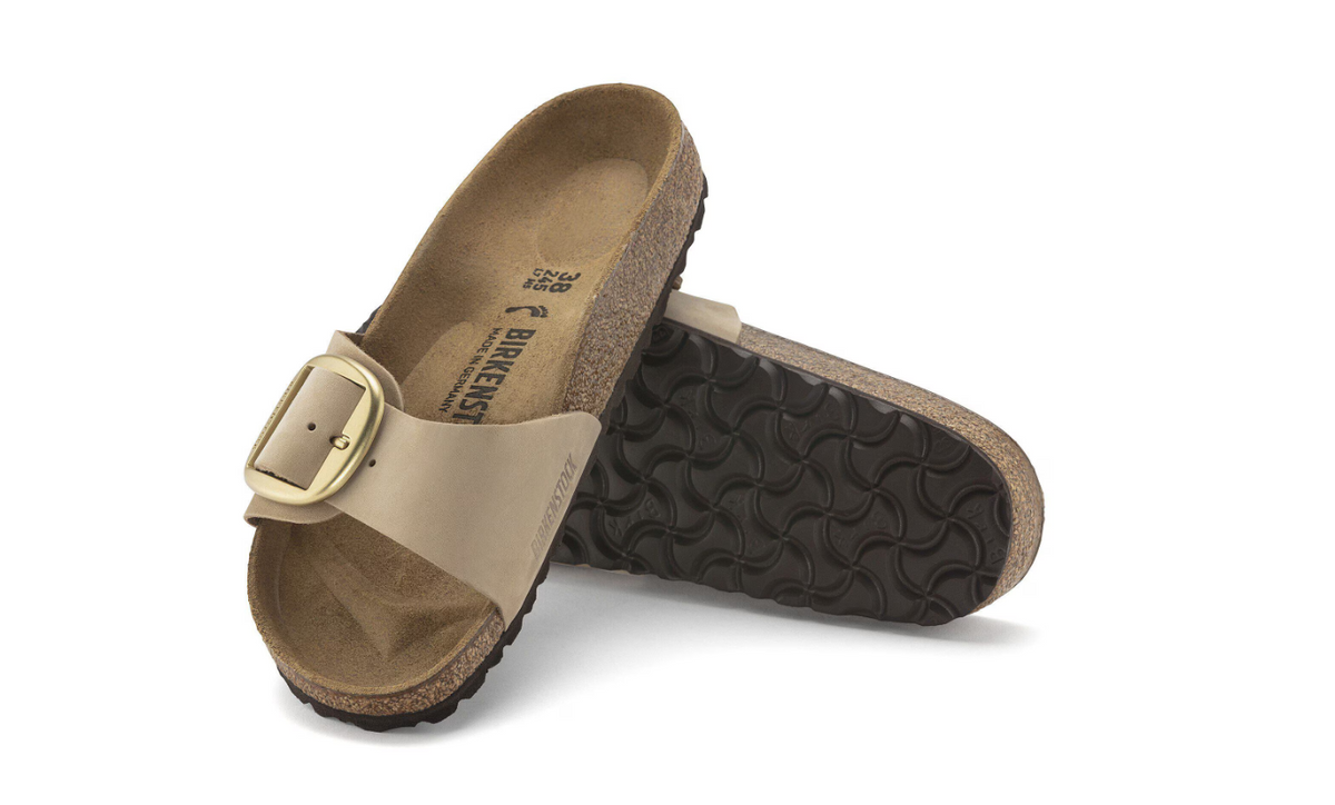 Birkenstock Madrid Big Buckle Nubuck Sandcastle Regular