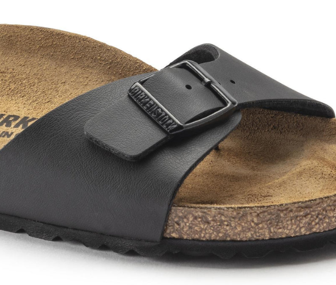 Birkenstock Madrid Birko-Flor Black Sandal Narrow