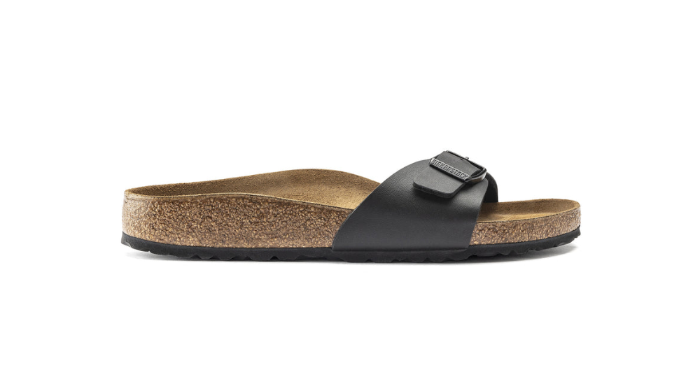 Birkenstock Madrid Birko-Flor Black Sandal Narrow
