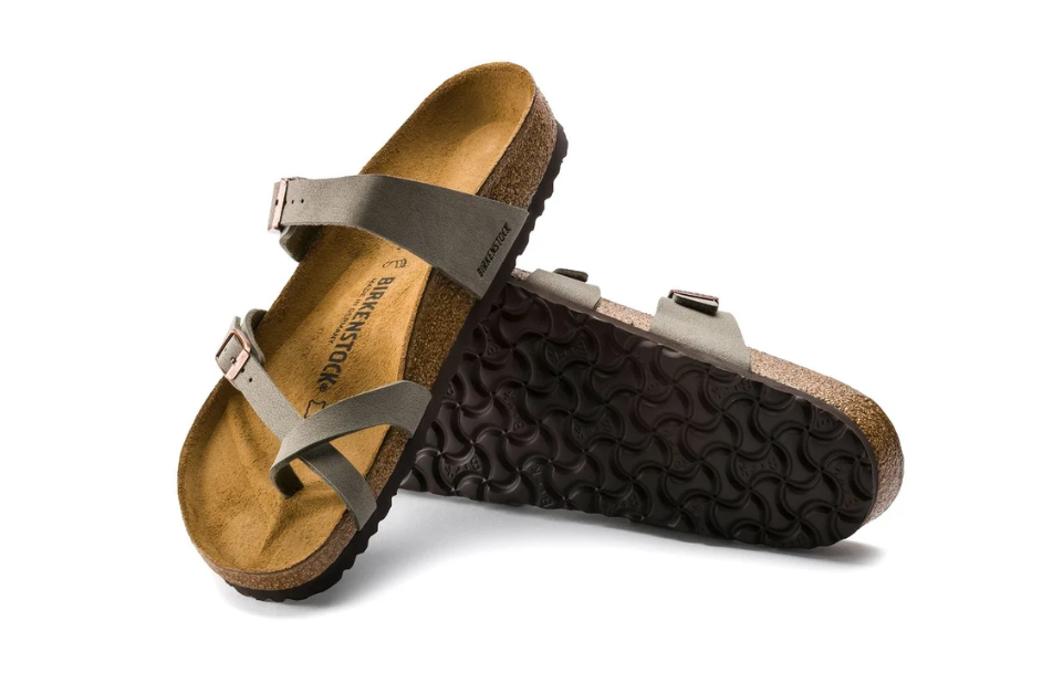 Birkenstock Mayari Birkibuc Stone Sandals Regular