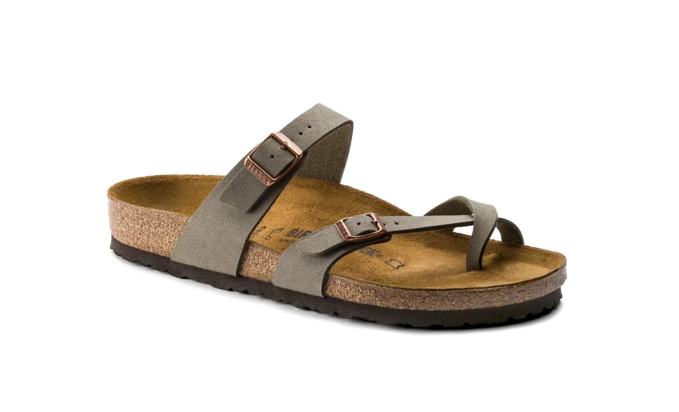 Birkenstock Mayari Birkibuc Stone Sandals Regular