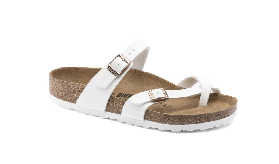 Birkenstock Mayari Birko-Flor White Sandals Regular
