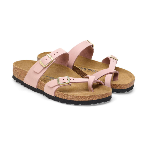 Birkenstock Mayari Nubuck Leather Soft Pink Regular