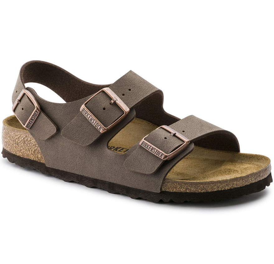 Birkenstock Milano Birkibuc Mocha Sandals Regular