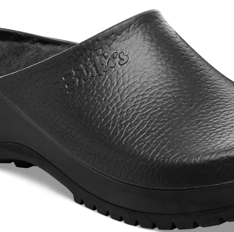 Birkenstock Super-Birki Shearling Polyurethane Jet Black Regular