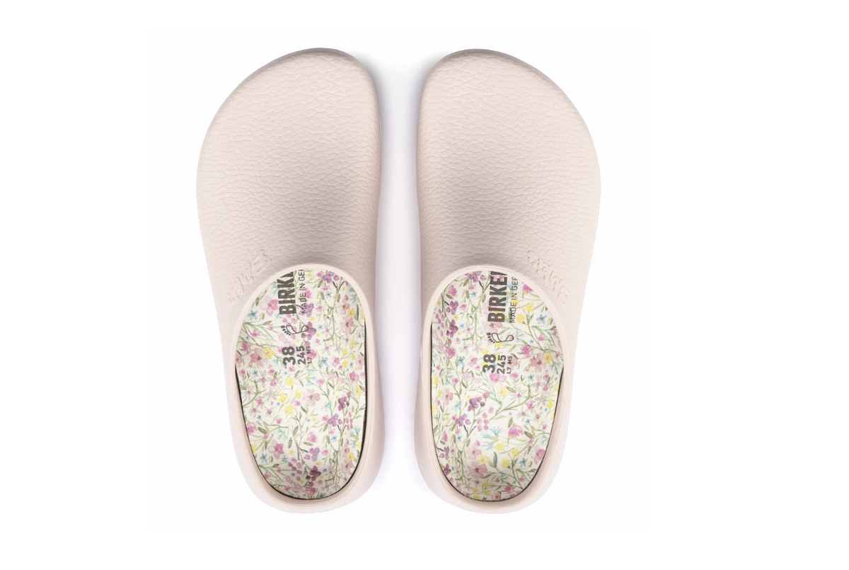 Birkenstock Super-Birki Vegan Watercolor Flower Light Rose Regular