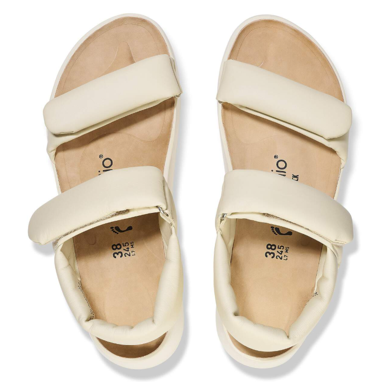 Birkenstock Theda Natural Leather Ecru Sandal Narrow