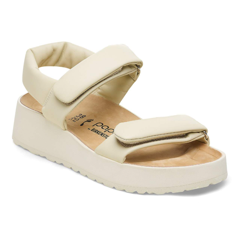 Birkenstock Theda Natural Leather Ecru Sandal Narrow