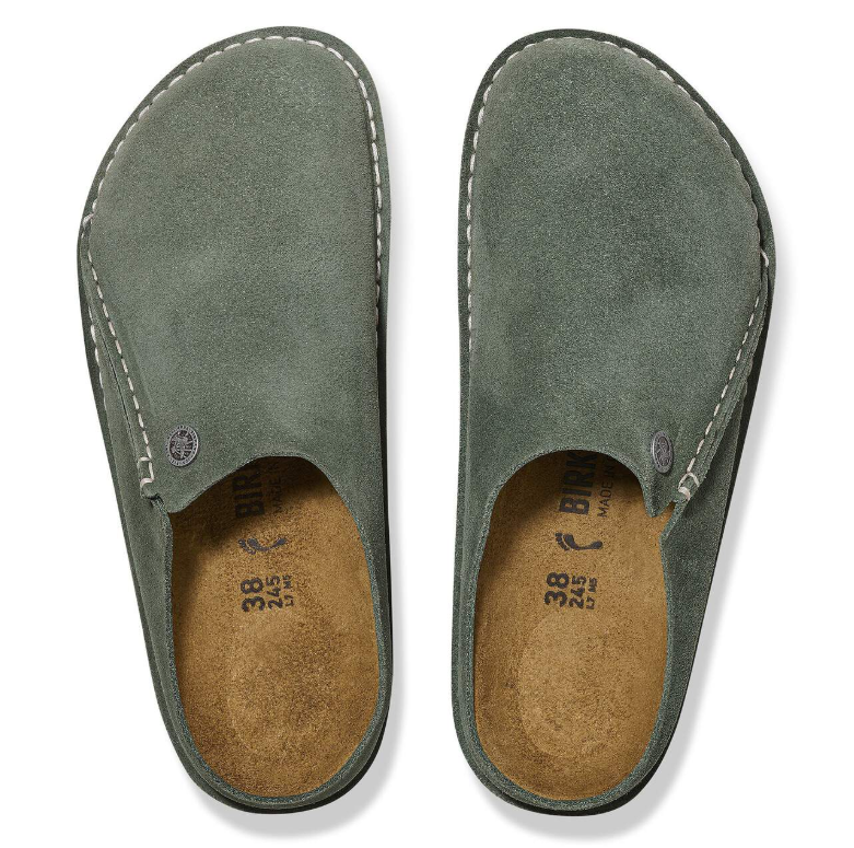 Birkenstock Zermatt Premium Suede Leather Thyme Narrow