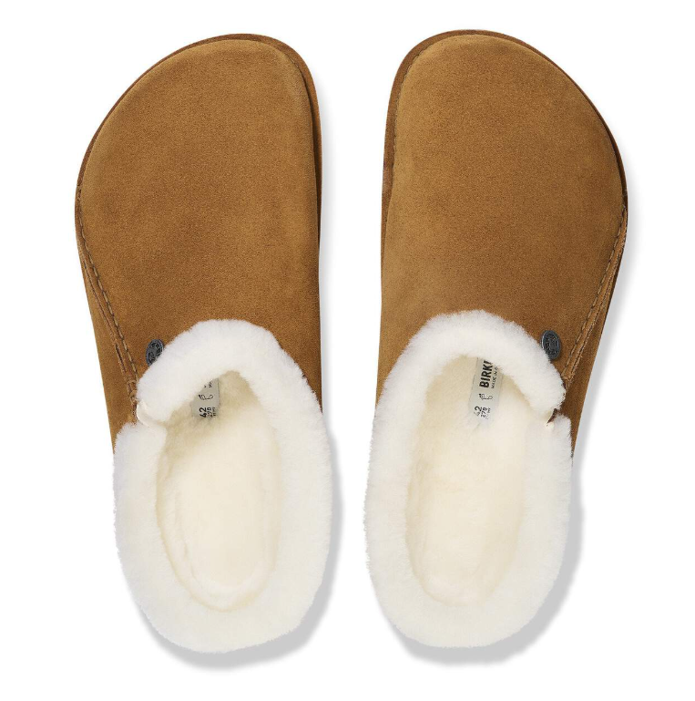 Birkenstock Zermatt Premium Shearling Suede Mink Narrow