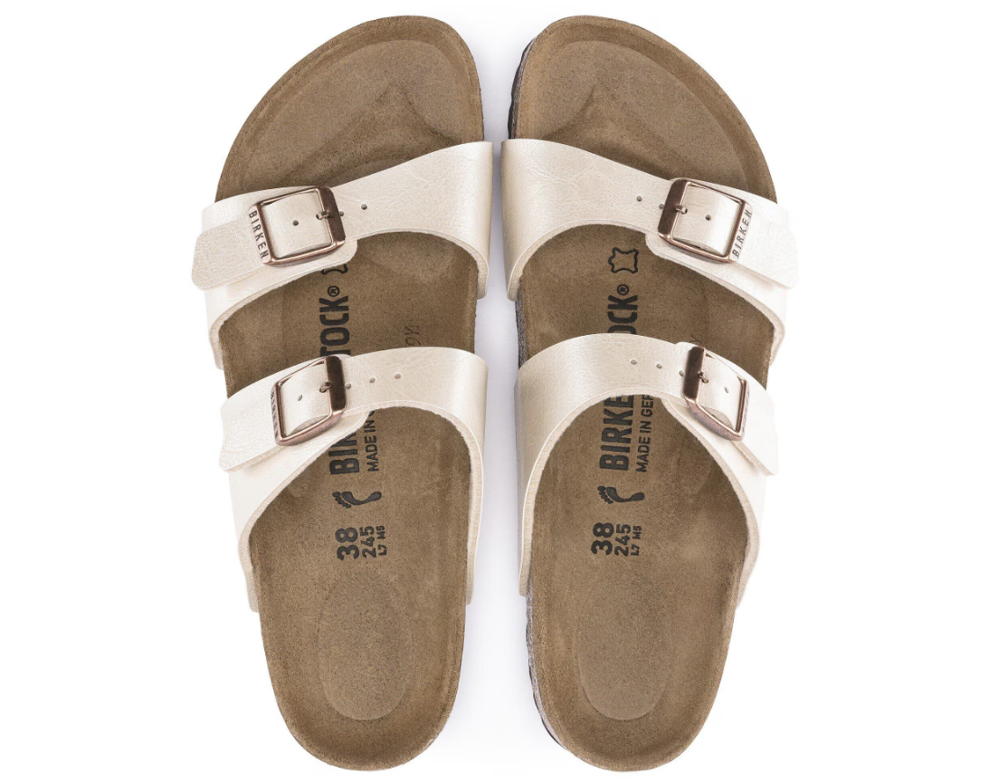 Birkenstock Sydney Birko-Flor Graceful Pearl White Regular