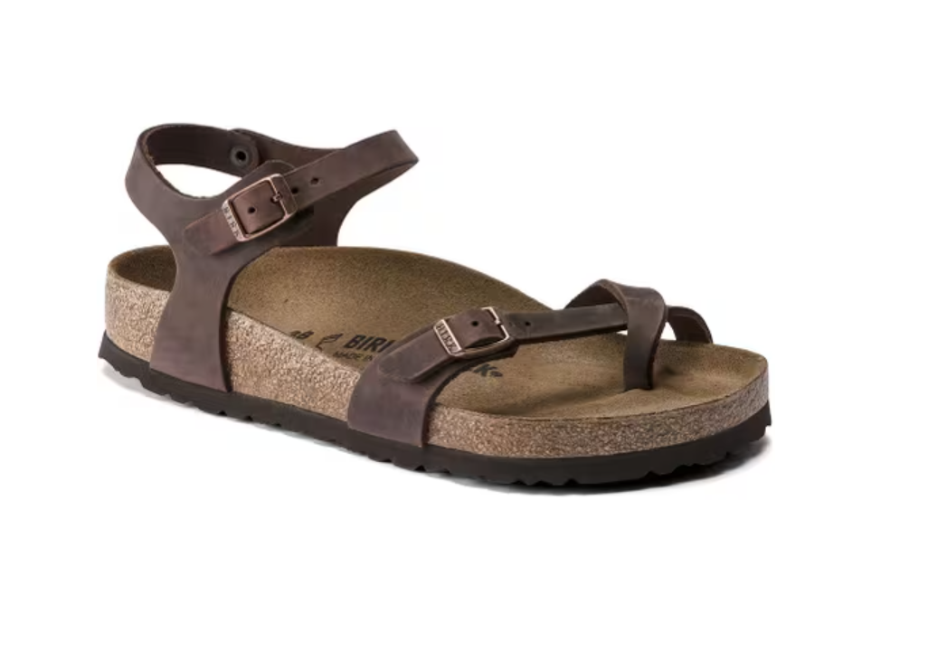 Birkenstock Taormina Oiled Leather Sandals Habana Regular