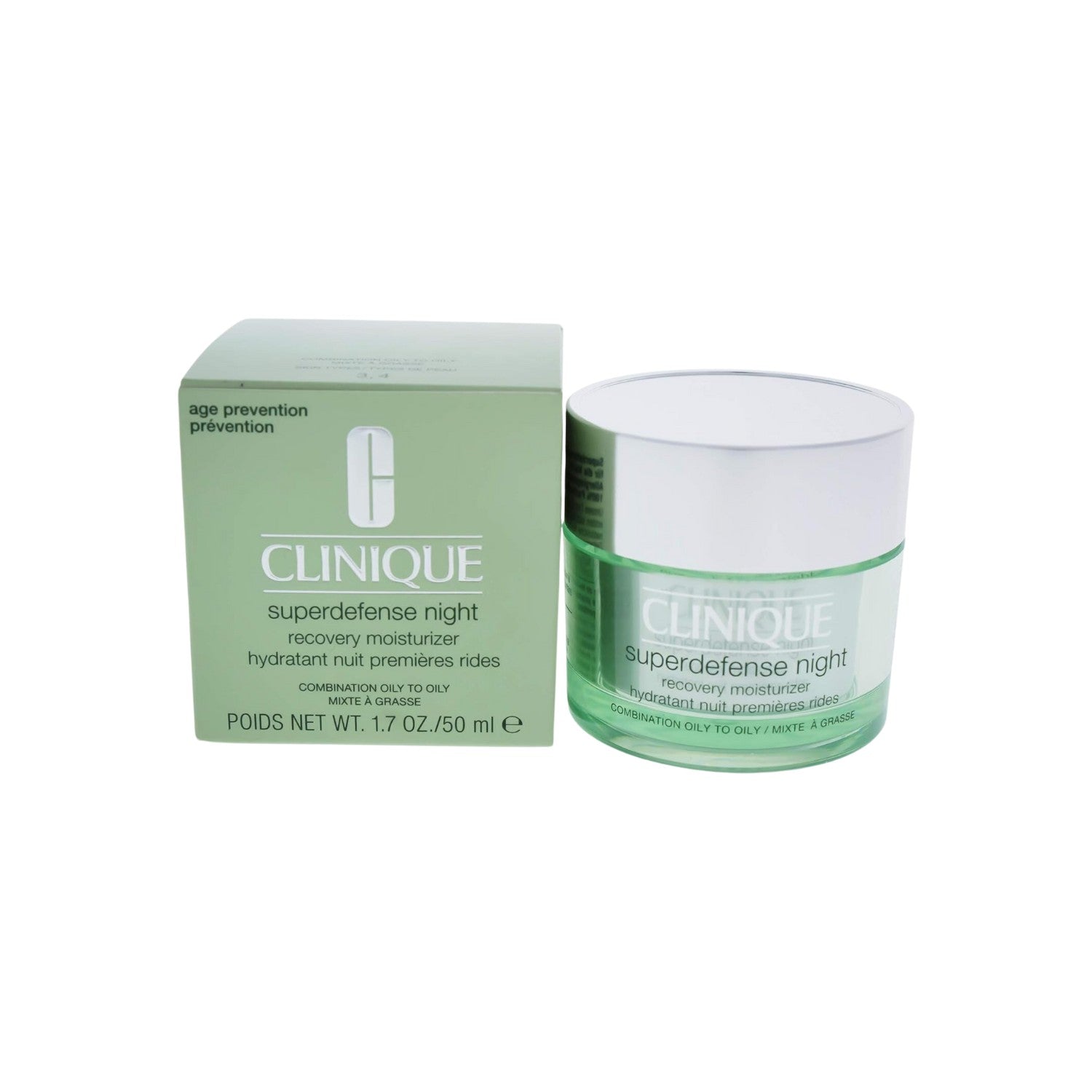 Clinique Superdefense Night Recovery Moisturizer Type 1/11 50ml/1.7oz