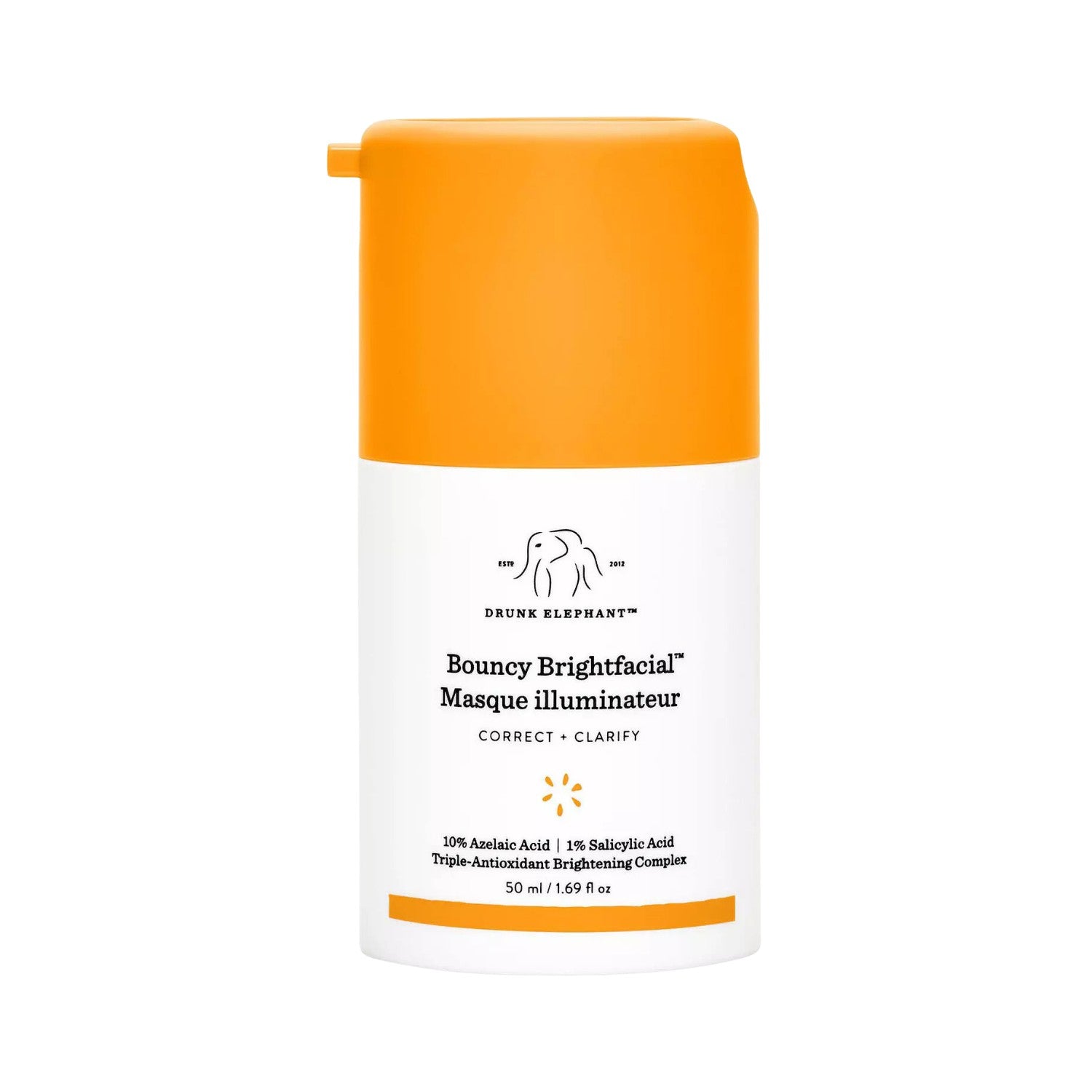 Drunk Elephant Bouncy Brightfacial Brightening Mask 50ml/1.69oz