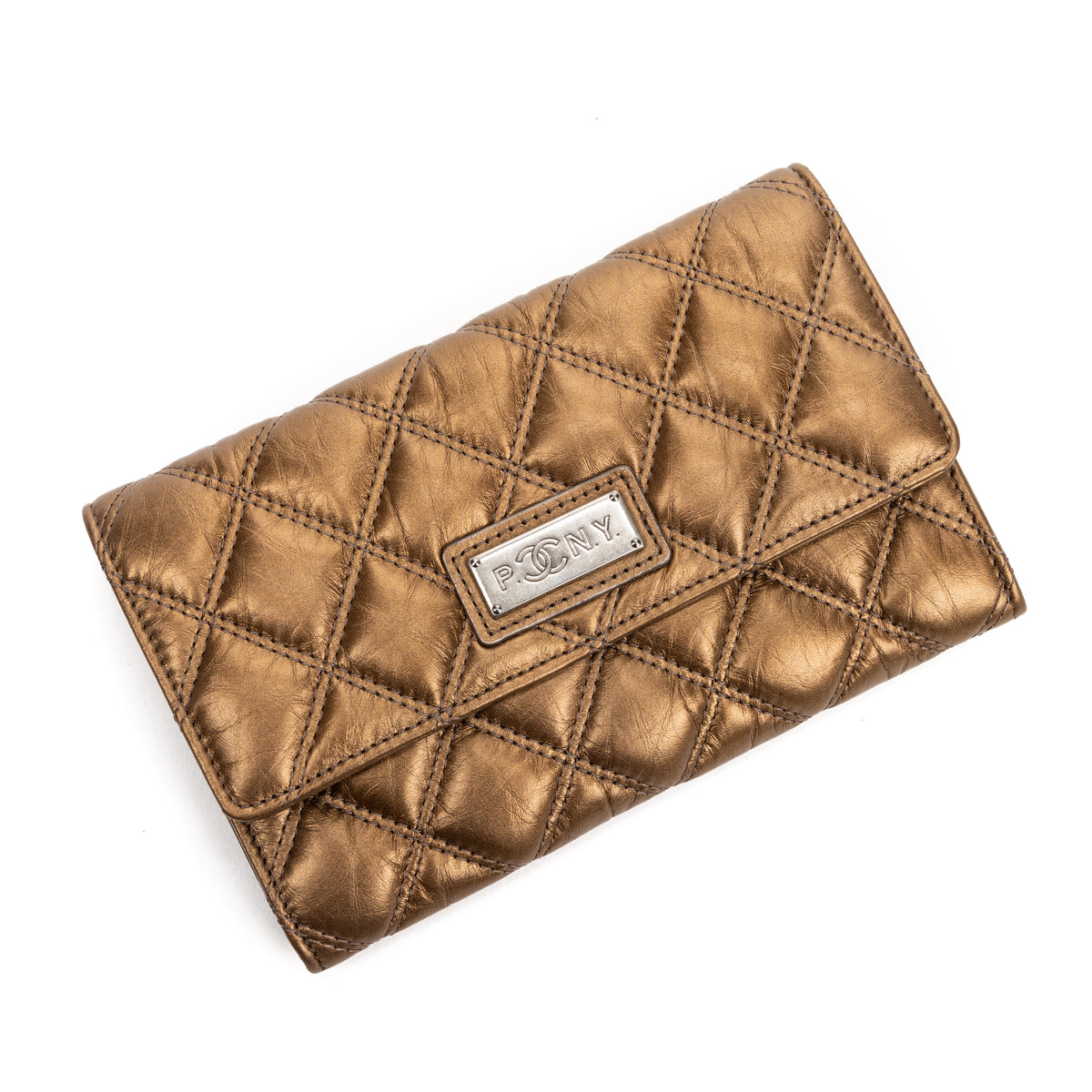 Ltd. Ed. Vintage Paris-New York Flap Wallet