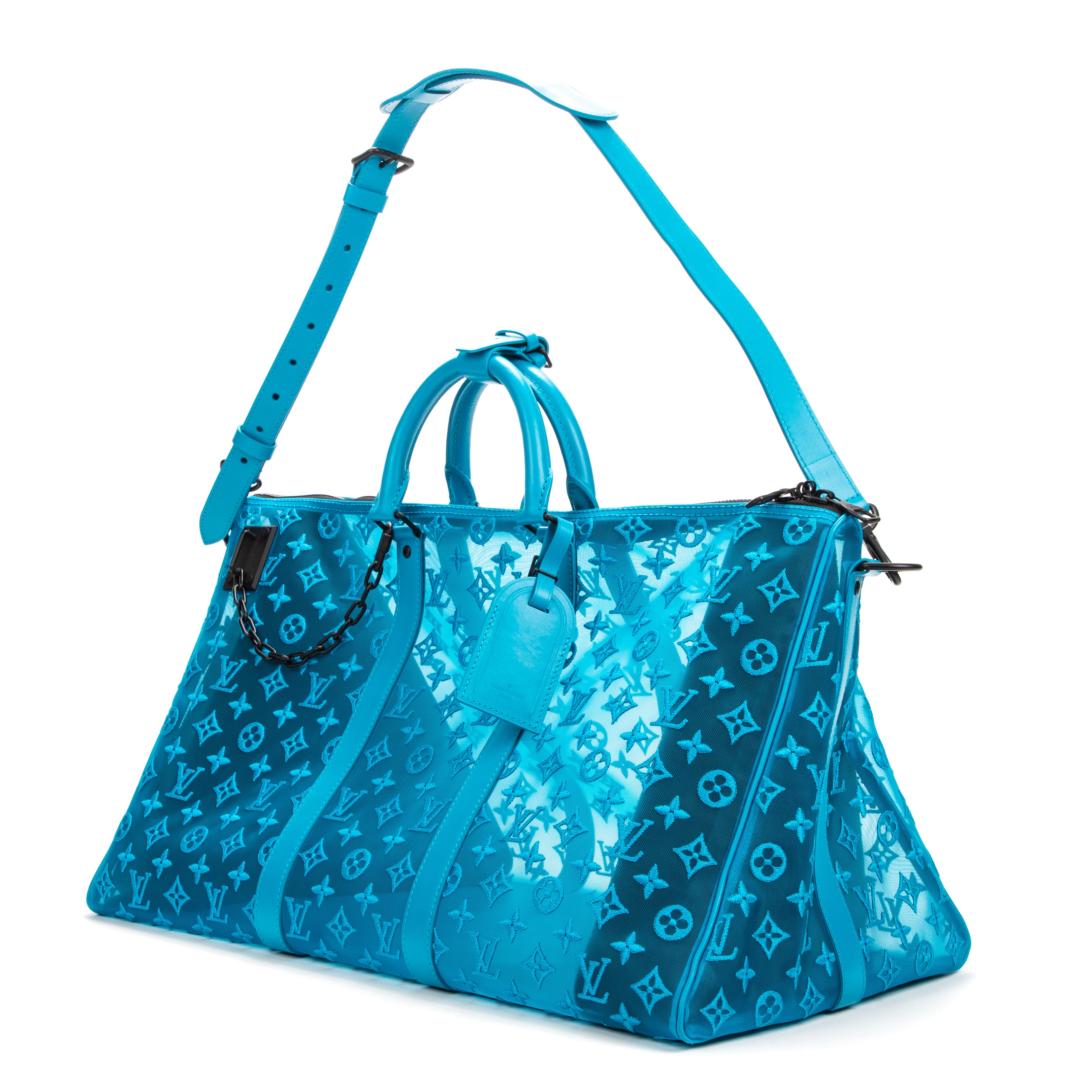 Ltd. Ed. Triangle Seethrough Keepall Bandouliere 50