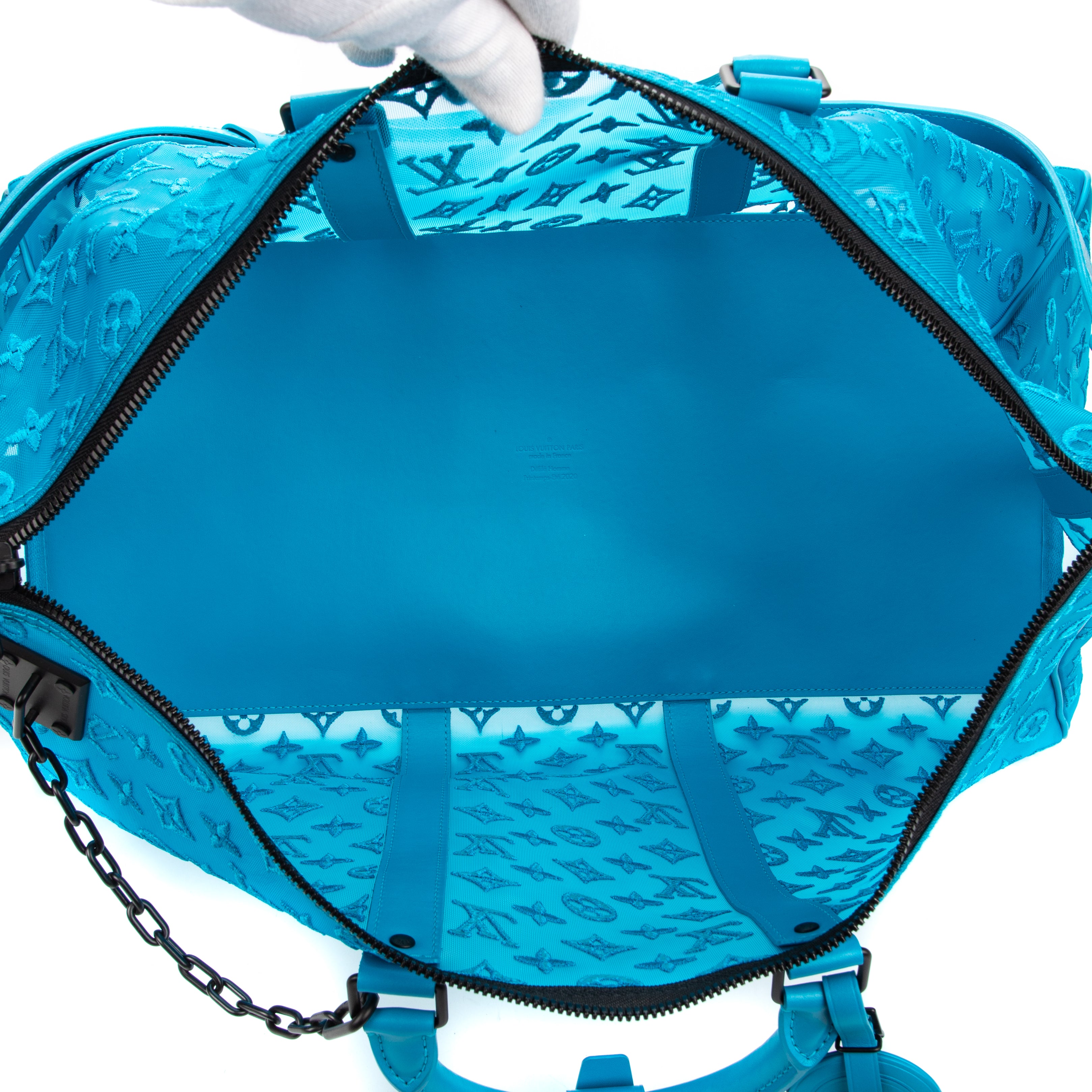 Ltd. Ed. Triangle Seethrough Keepall Bandouliere 50