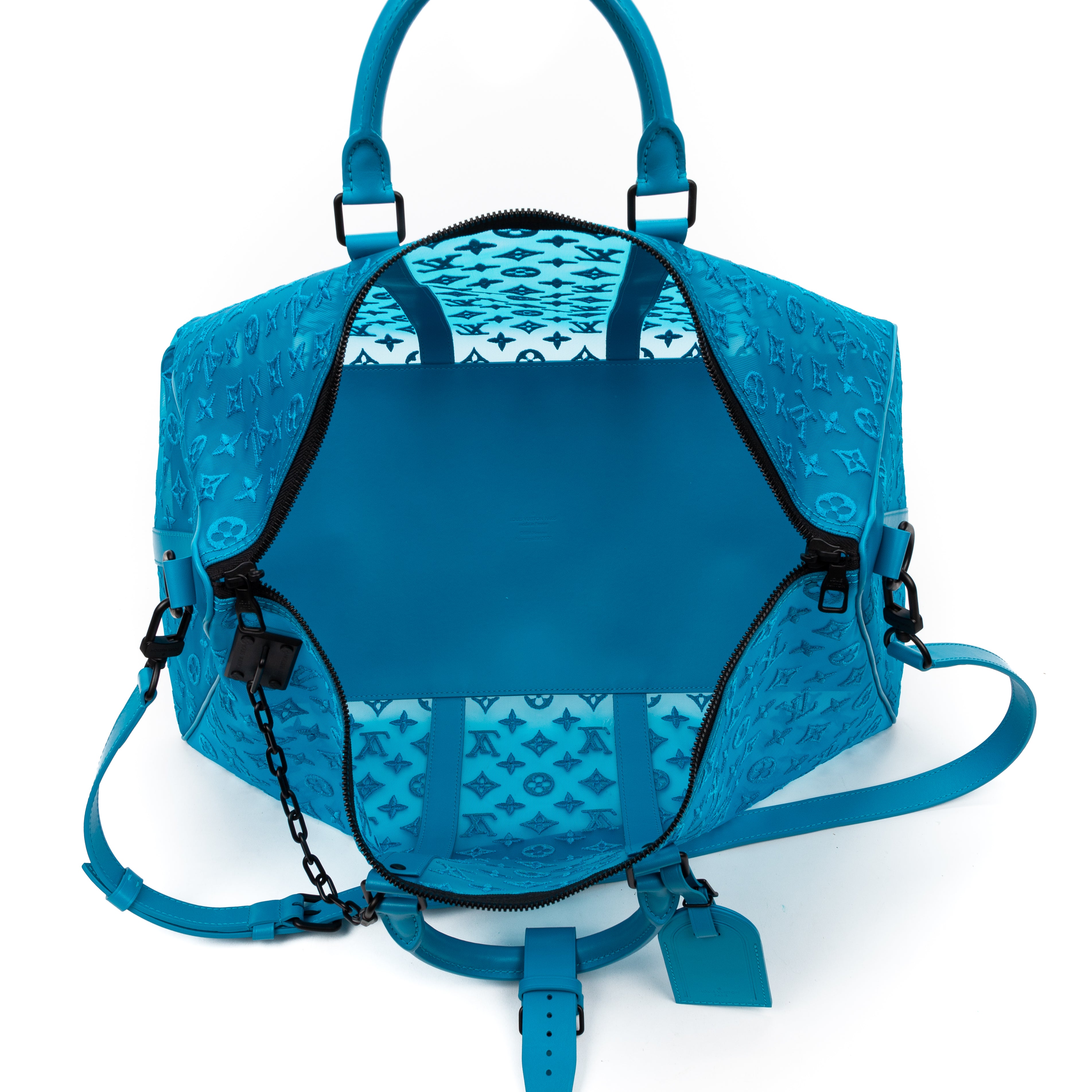 Ltd. Ed. Triangle Seethrough Keepall Bandouliere 50