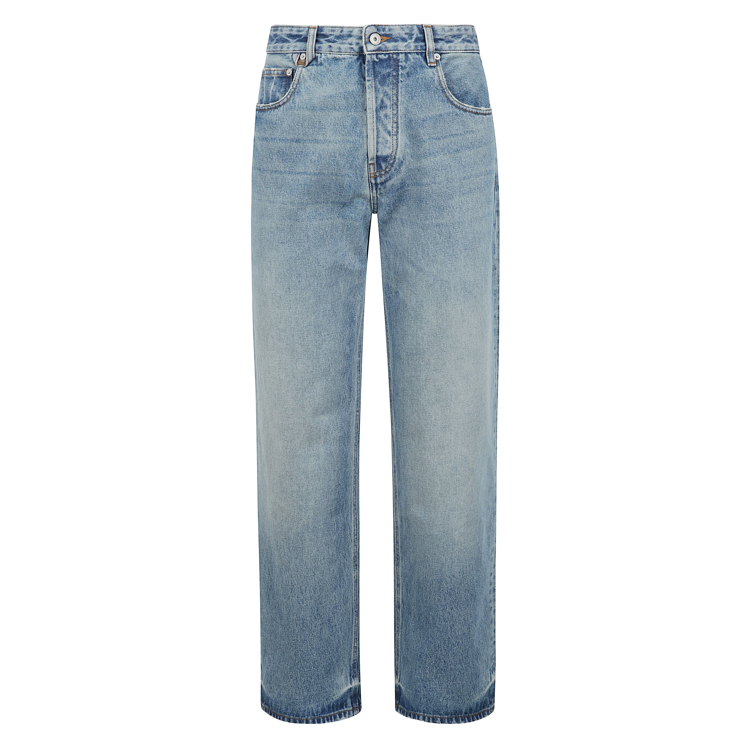 I pantaloni larghi in denim de-nîmes.