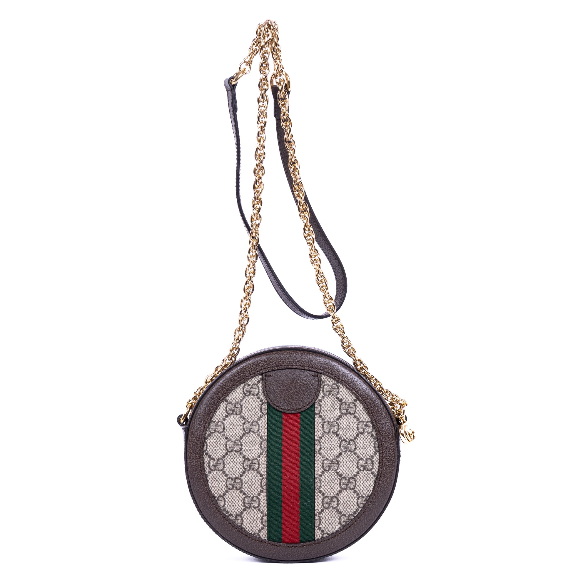 Mini Round Chain Ophidia Crossbody