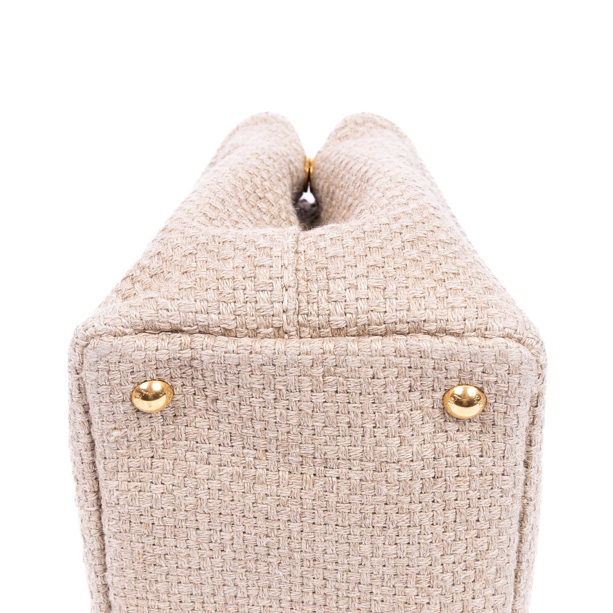 Straw Linen Canapa Tote