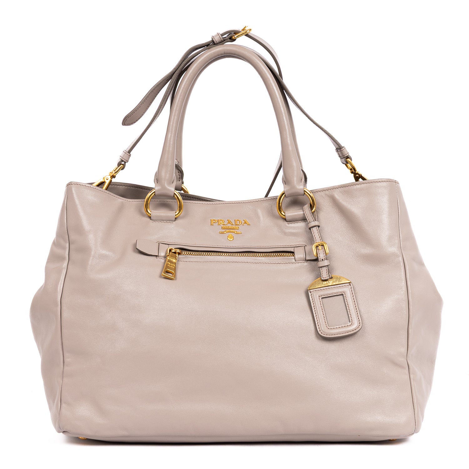 Front Zip Pocket Crossbody Tote