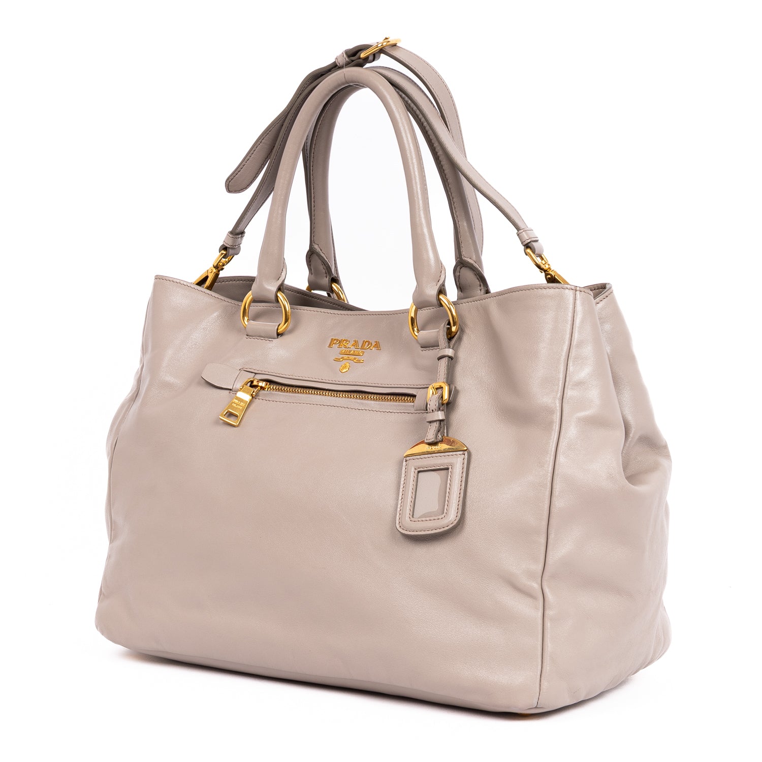 Front Zip Pocket Crossbody Tote