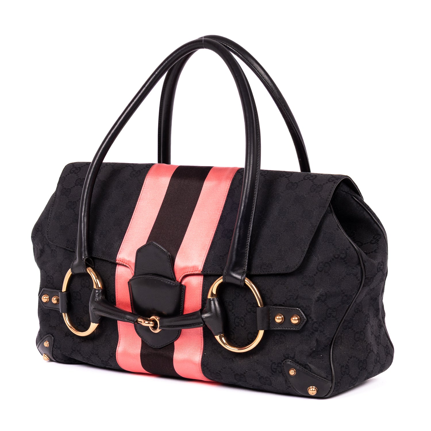 Horsebit Shopping Tote Large