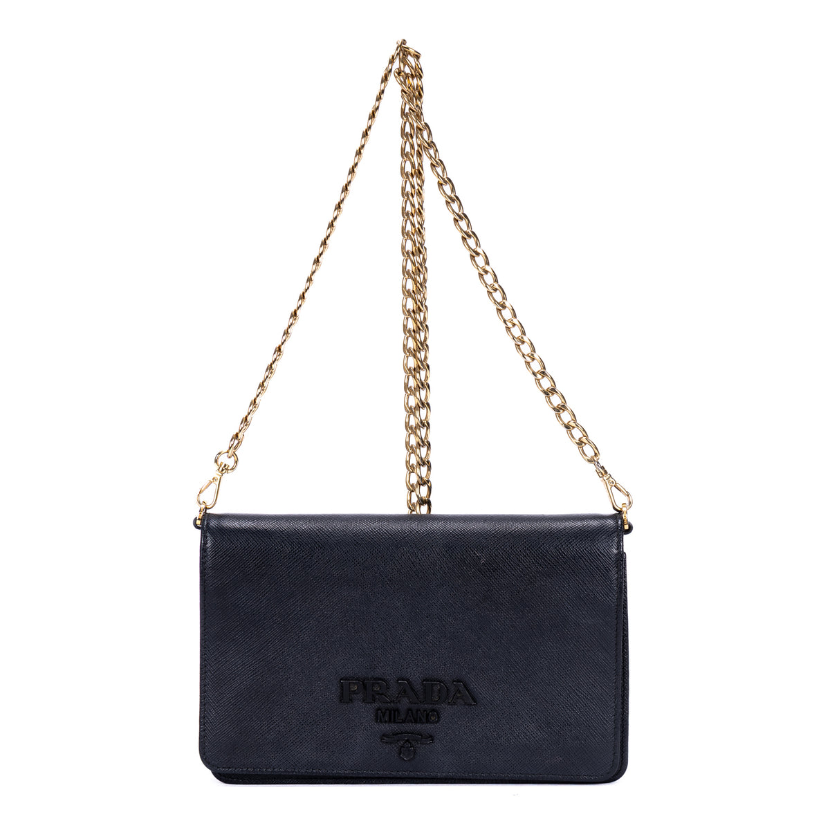 Monochrome Chain Crossbody