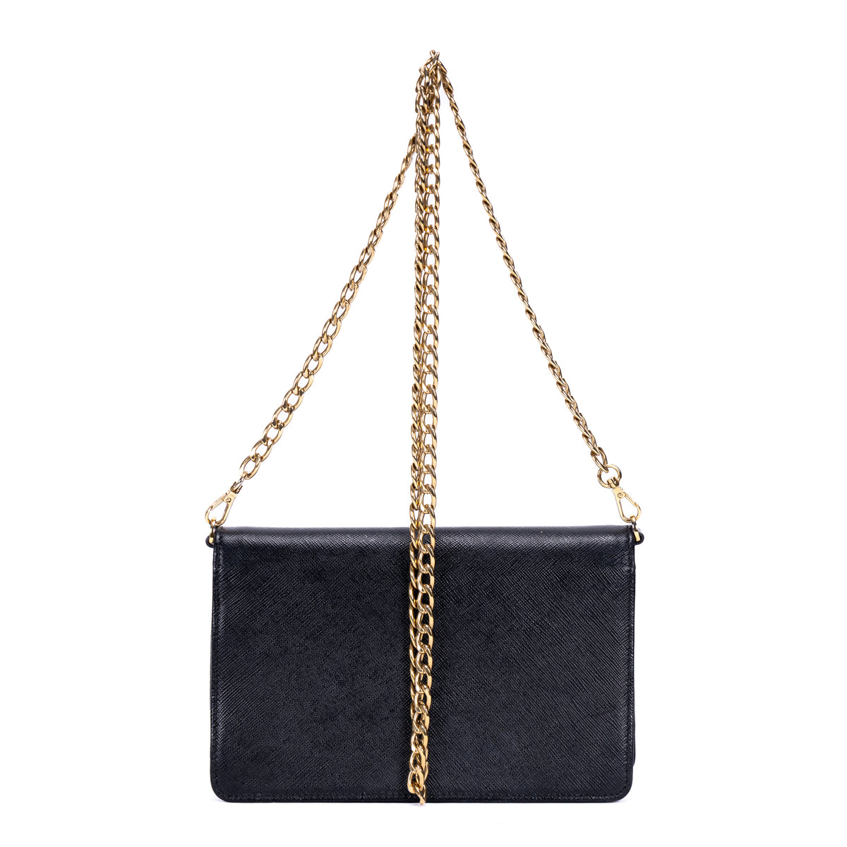 Monochrome Chain Crossbody