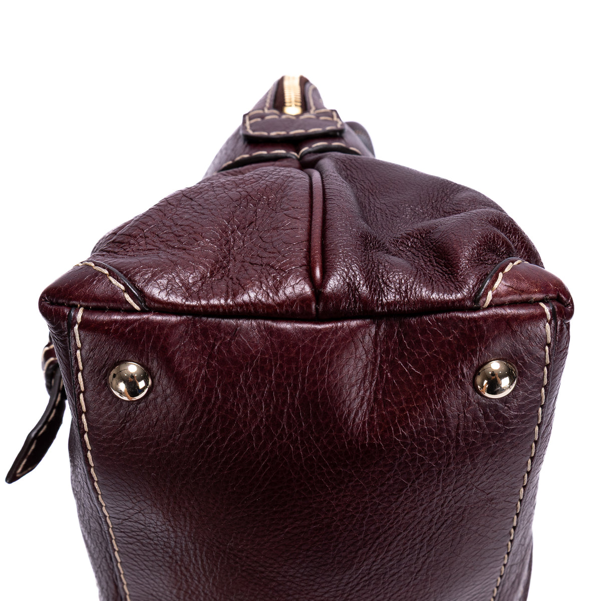 Horsebit Nail Boston Bag