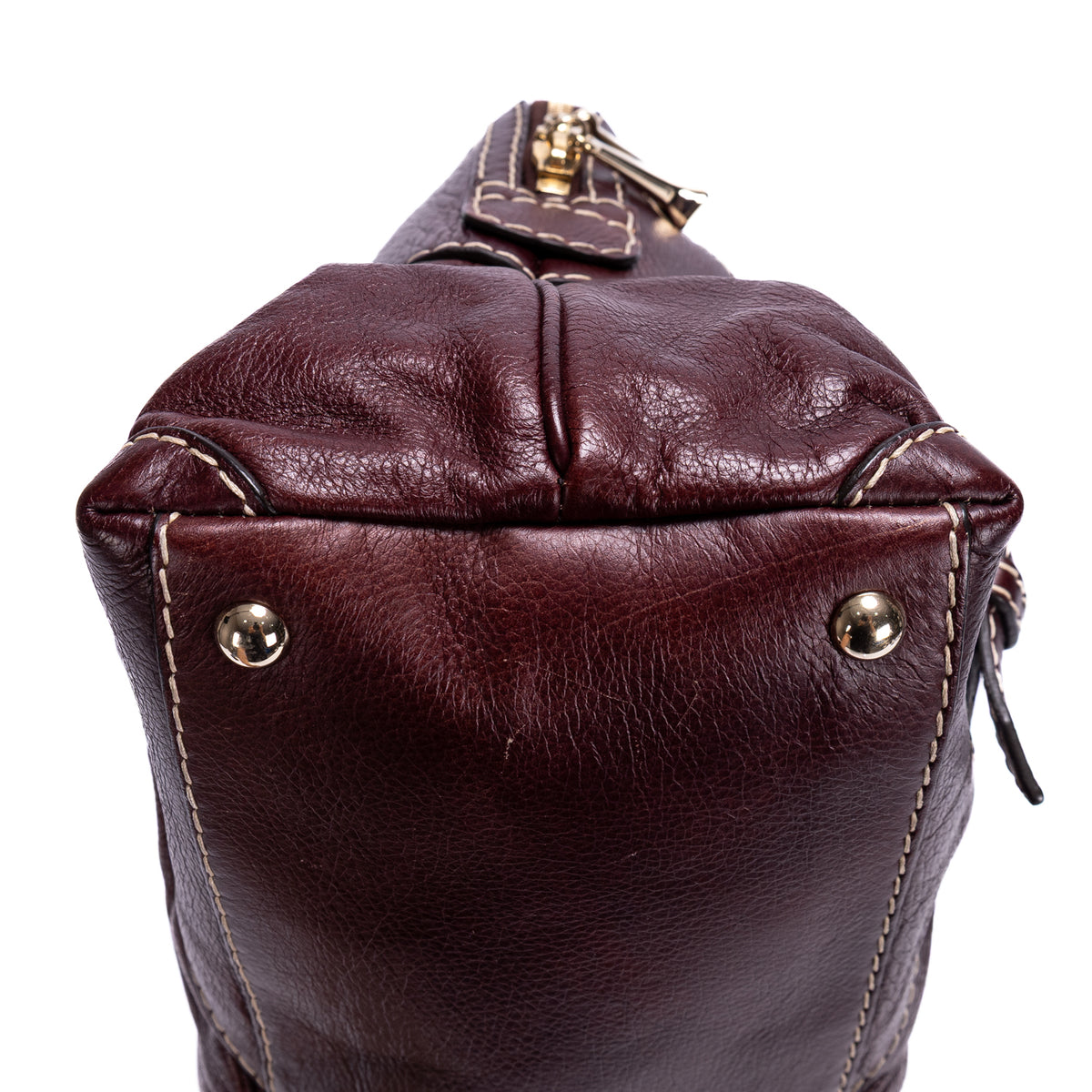 Horsebit Nail Boston Bag