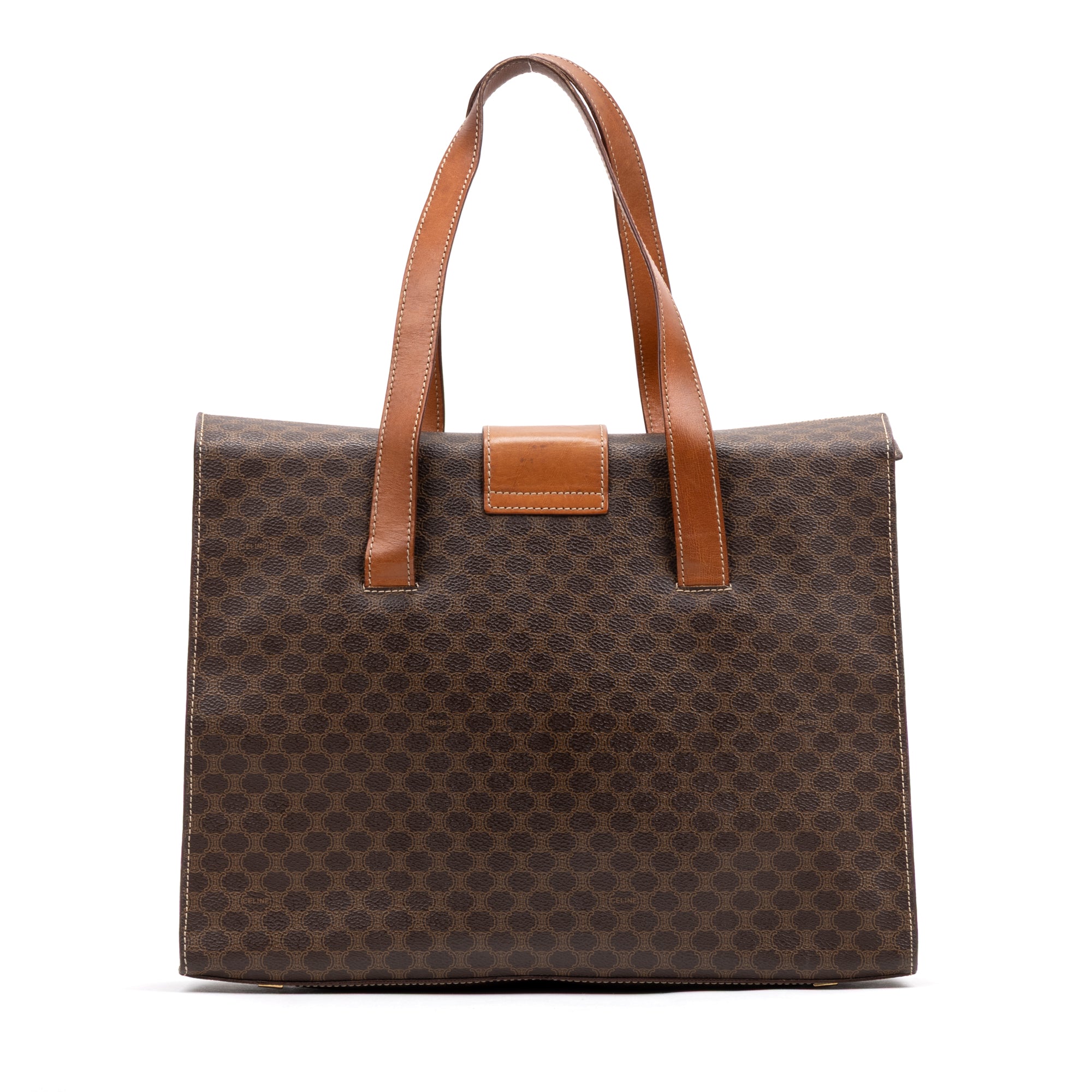 Vintage Front Pocket Shopping Tote
