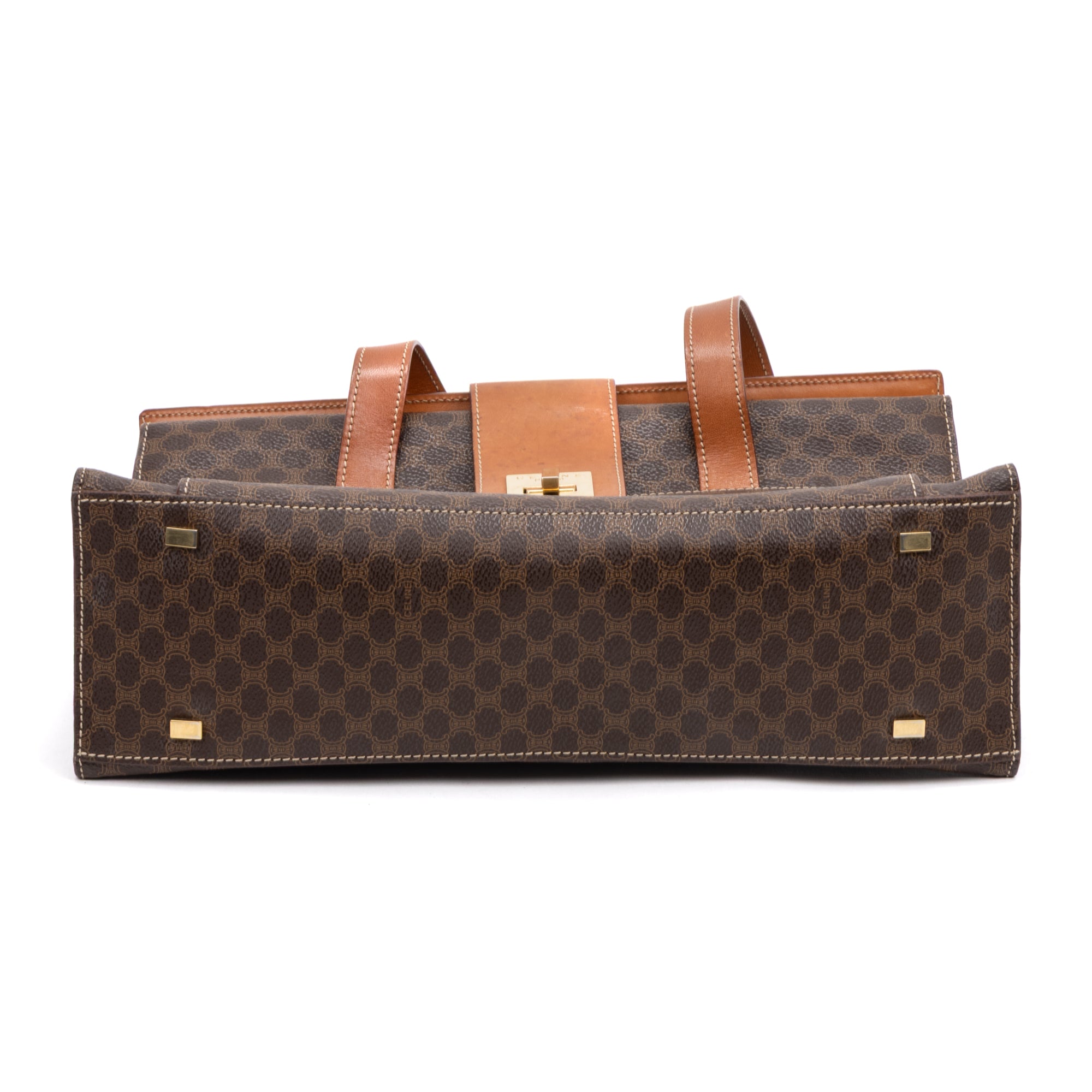 Vintage Front Pocket Shopping Tote