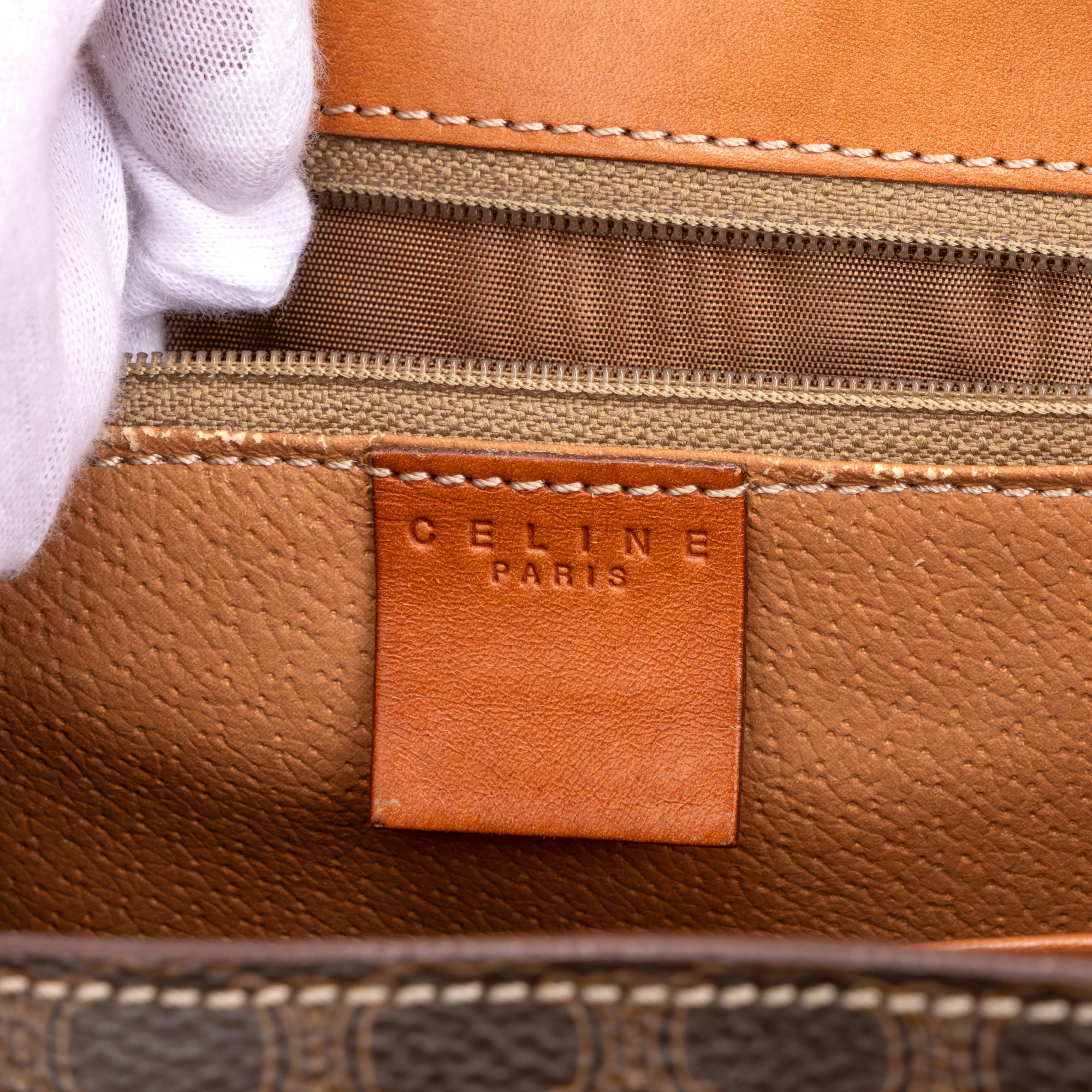 Vintage Front Pocket Shopping Tote