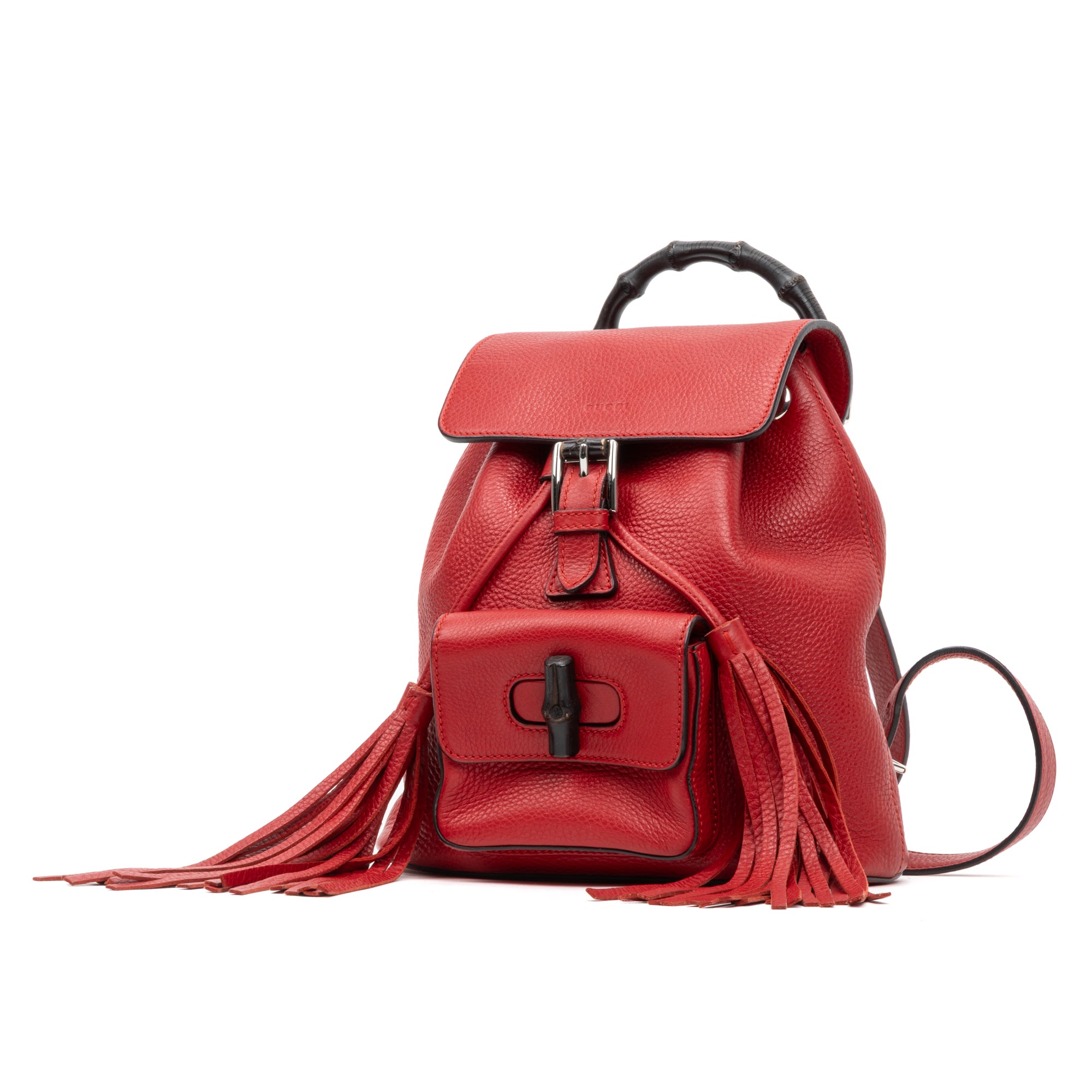 Bamboo Tassel Backpack Small