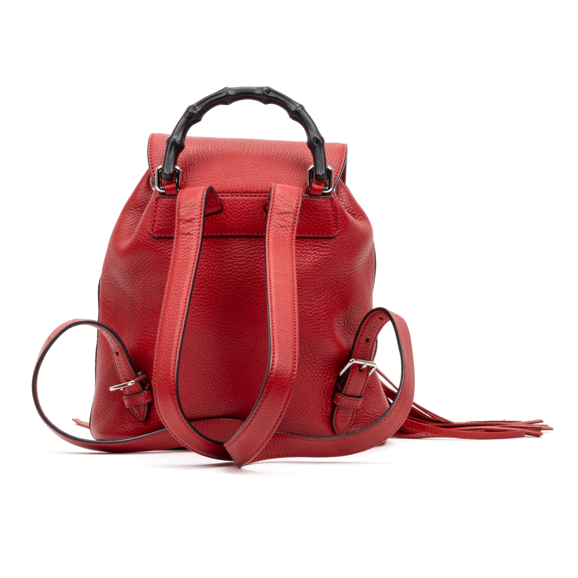 Bamboo Tassel Backpack Small