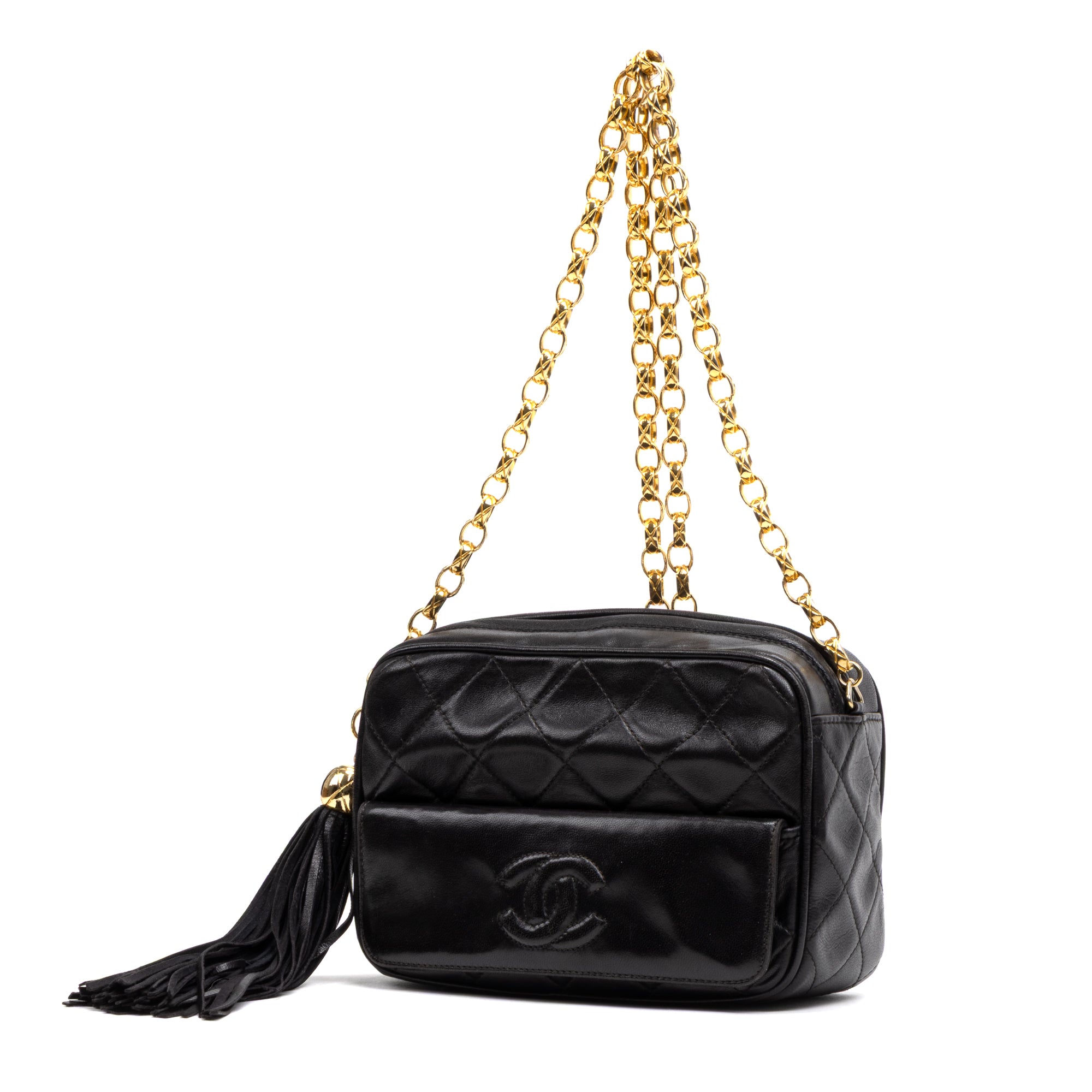 Vintage Front Pocket Tassel Camera Bag