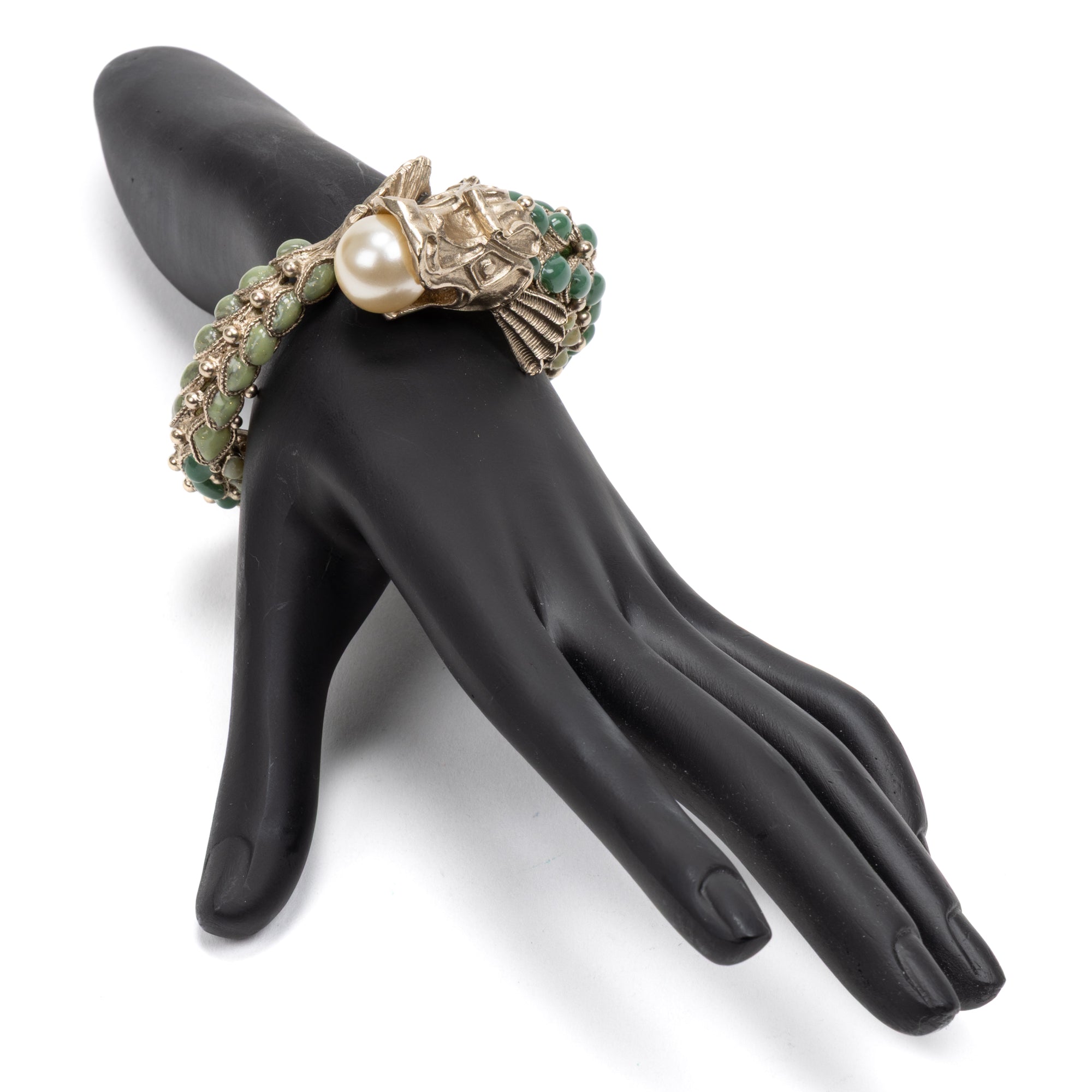 Rare 2010 Paris-Shanghai Métiers d'Art Dragon Cuff Bracelet