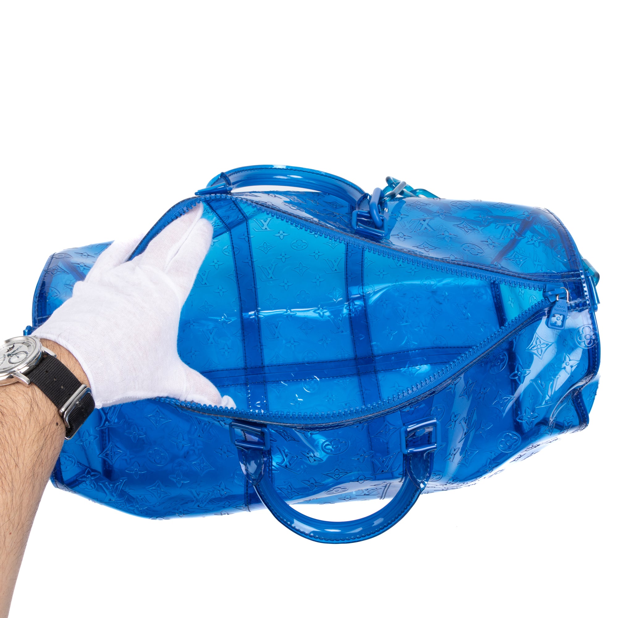 Ltd. Ed. Virgil Abloh Keepall Monogram Prism 50