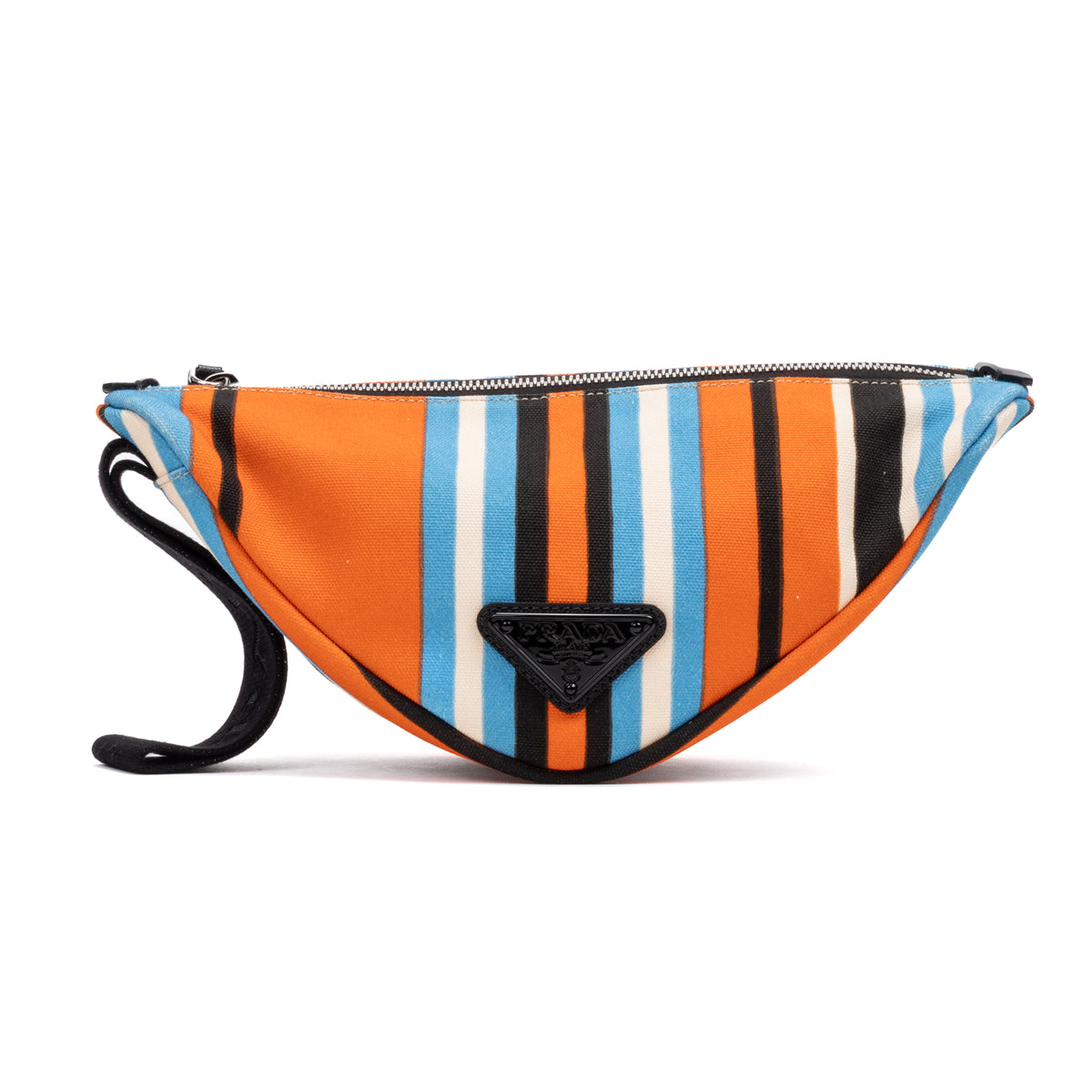 Triangle Logo Zip Crossbody