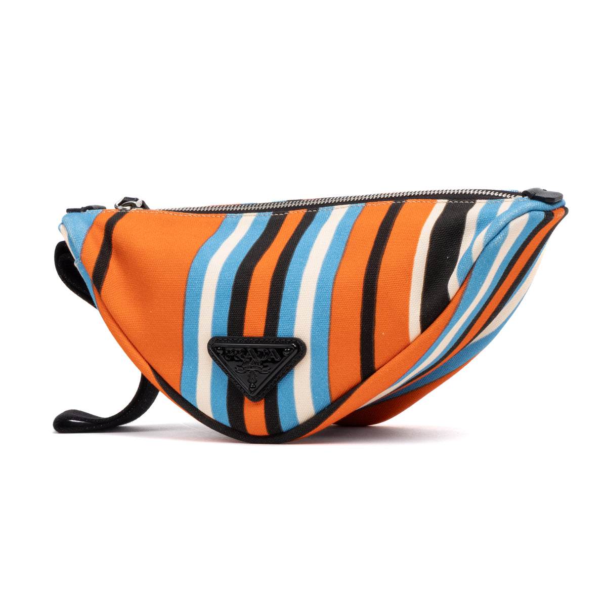 Triangle Logo Zip Crossbody