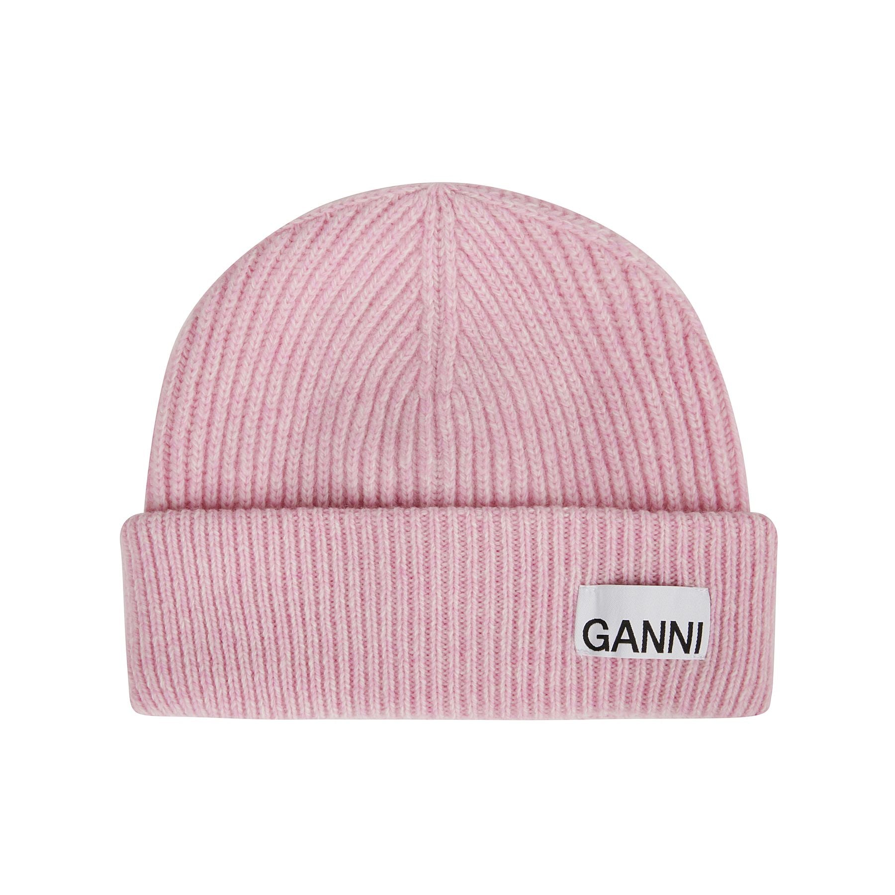 Light structured rib knit beanie