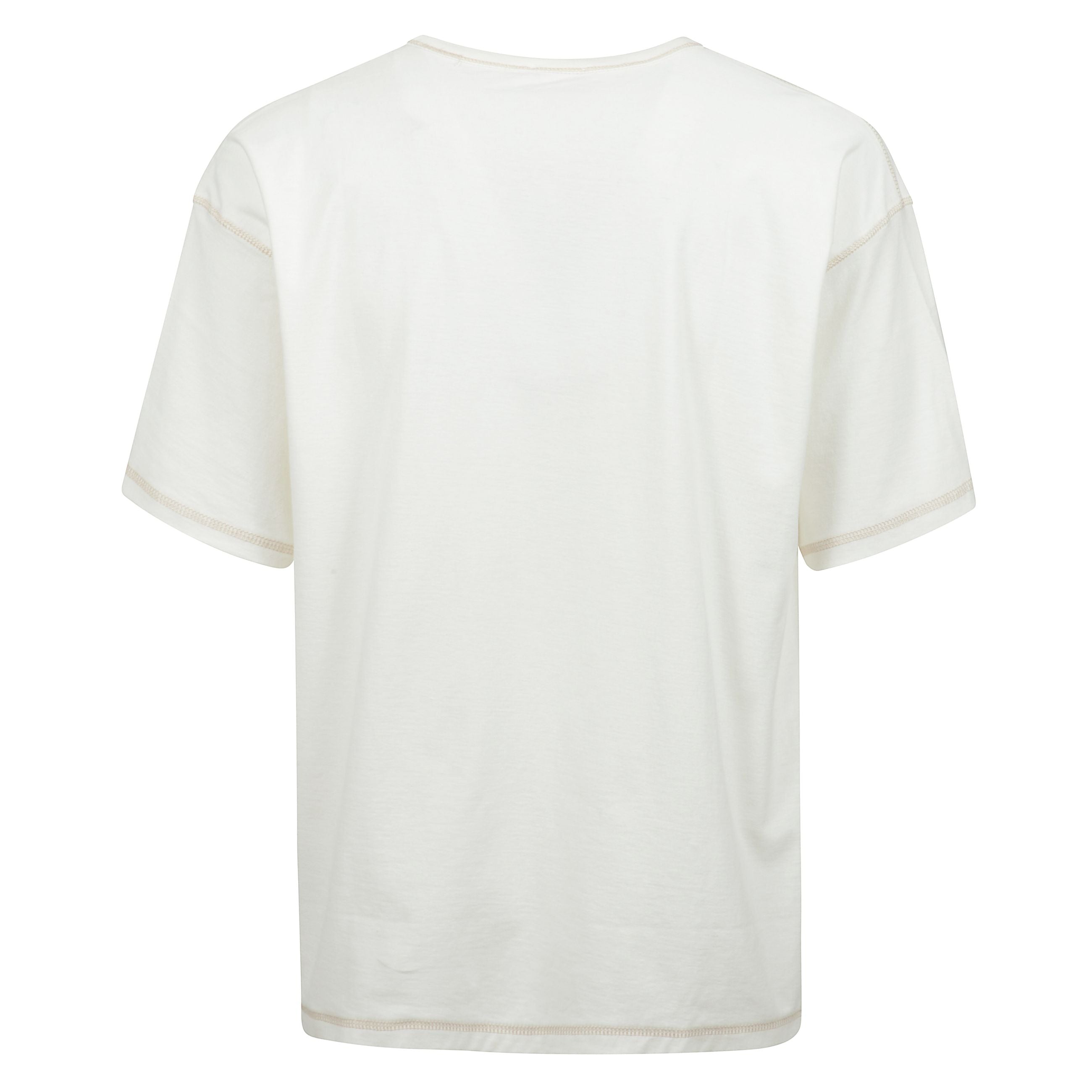 T-doxt t-shirt a girocollo con stampa bianca a forma di logo stilizzato